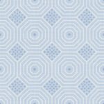Pre-Order Modern Octagon Lines and Dotted Squares Blue
