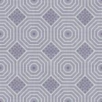 Pre-Order Modern Octagon Lines and Dotted Squares Purple