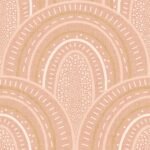 Pre-Order Boho Geometric Arch Rainbow Light Peach Large