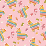 Pre-Order Pink Mexican Fiesta Donkey Pinata Celebration Nursery