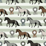 Pre-Order Equestrian Horse Show Ribbon Stripes