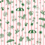 Pre-Order Green Ocean Inspired Coastal Line Art