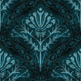 Pre-Order Distressed Jaipur Posy Sapphire