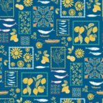 Pre-Order Mediterranean Summer Seaside Market Tiles Dark Large
