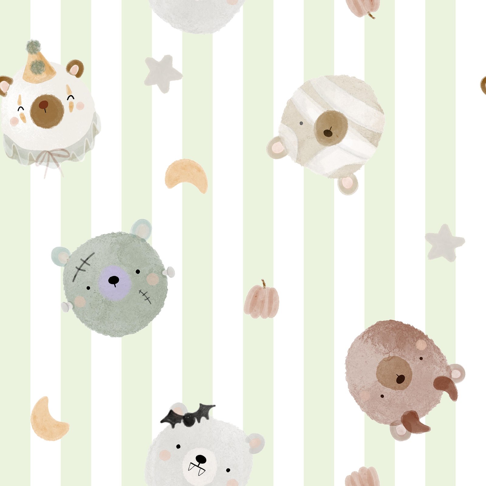 Original_Halloween_Bears_Green-Stripes_FayeBDoodles.jpg