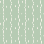 Pre-Order Sage Green Dotted Wavy Lines
