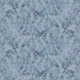 Pre-Order Delicate Tumbling Sprigs Denim