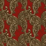 Pre-Order Graceful Chinese Red Tattoo Style Tiger