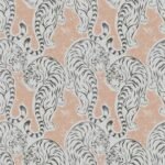Pre-Order Graceful Chinese Watercolor Tiger Pastel Orange