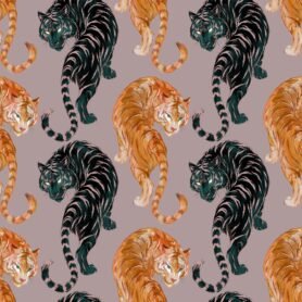 Pre-Order Chinese Tiger Watercolor pattern