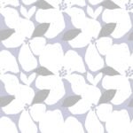 Pre-Order Loose White Florals on Pastel Purple