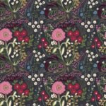 Pre-Order Colorful Whimsical Wildflowers on Dark Grey