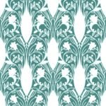 Pre-Order Damask Elegant Decorative Teal Blue