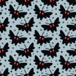 Pre-Order Starry Baby Mothman in Driftwood Blue