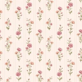 Pre-Order Grandmillennial Floral Dusty Pink 7 Medium