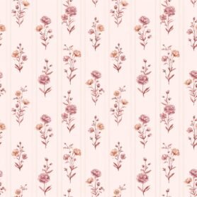 Pre-Order Grandmillennial Floral Dusty Pink 7b Medium